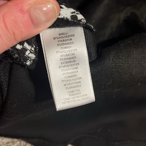 Calvin Klein black and white houndstooth dress - Picture 5 of 5